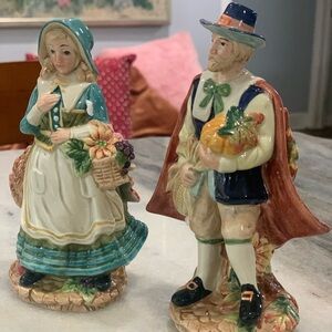 Salt and Pepper Shakers Fitz & Floyd Classics Harvest Pilgrims
